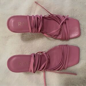 Raye Women's Pink Strappy Sandals